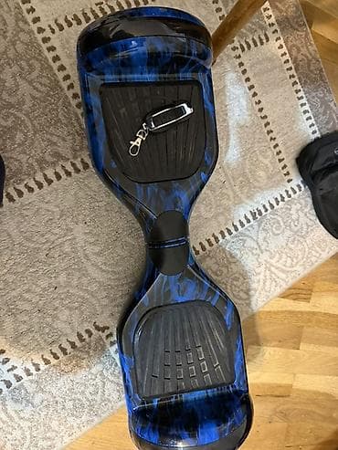 seqvay: Elektrik hoverboard (self-balance skuter) - Rəng/dizayn: Qara-mavi — 3