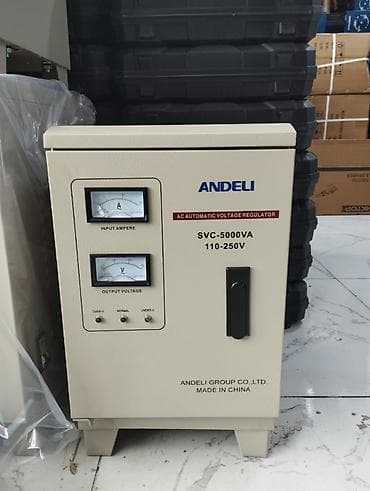 ANDELI SVC-5000VA AC Automatic Voltage Regulator Xüsusiyyətlər: - — 1