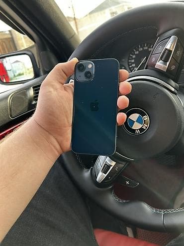 IPhone 13, 128 GB, Mavi, Zəmanət, Simsiz şarj, Face ID