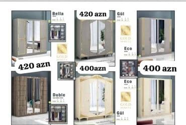 ayaqabl dolabl: Yeni, Açılan, 4 qapılı Düz dolab, Qarderob, paltar dolabı, Azərbaycan — 7