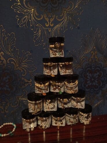 dələ xəzindən qadın şubası: Tematik bəzəkli aksessuar dəstləri – dekorativ qutularda Məhsul — 2