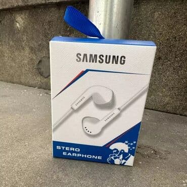 ağ qulaq: Danışıq və musiqi dinləmək üçün Orijinal Samsung qulaqlığı. Mikrofon — 1