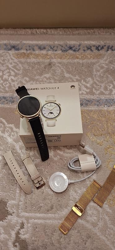 honor 400 lite lalafo: Smart saat, Huawei, Sensor ekran, rəng - Qızılı — 1