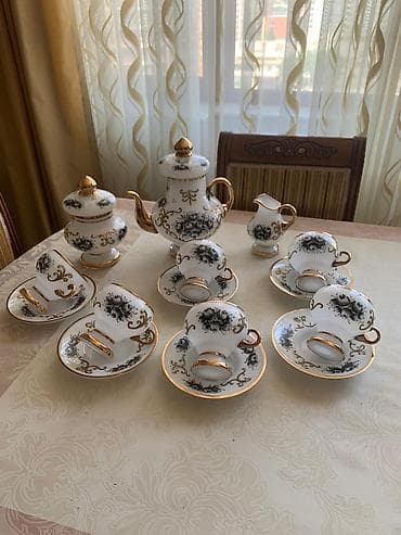 Чайный набор, цвет - Белый, Фарфор — 1