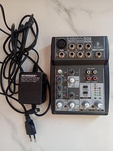 Behringer Xenyx 502 kompakt mikser - 5 girişli analoq mikser: 1