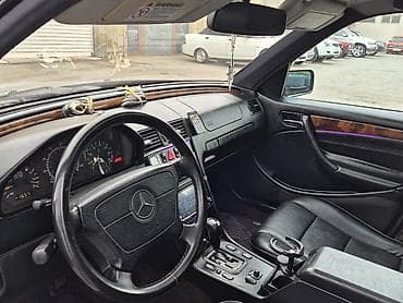 mercedes e 240 2004: Mercedes-Benz S-Class sedan (W140 kuzov) – qara rəngli, tam ölçülü — 5