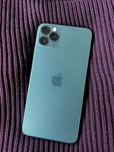 iphone 11 pro sekilleri: IPhone 11 Pro, Yaşıl, Simsiz şarj — 4