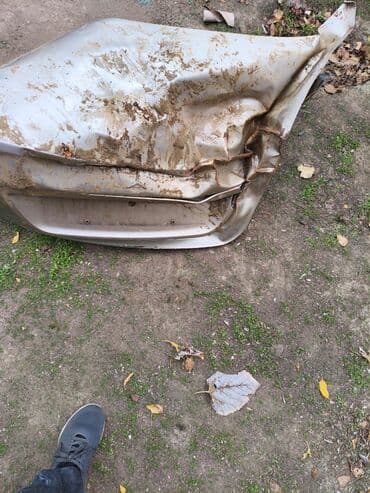 w210 radiator barmaqlığı: Məhsul: Avtomobilin arxa baqaj qapağı (metal) – bej/qızılı rəng — 2