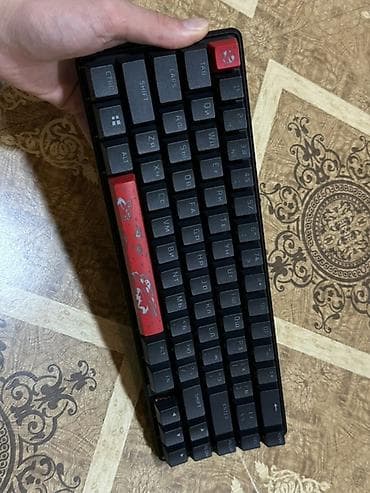qida bloku 500w: HyperX Alloy Origins 65 – 65% form‑factor mexaniki klaviatura RGB — 5