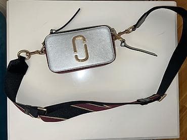 qizi: Marc Jacobs Snapshot çiyin çantası - Rəng və dizayn: Gümüş ön səth — 1