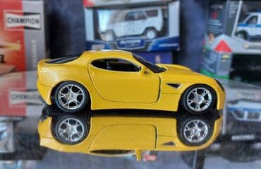 metbex tavan modelleri: Коллекционная модель ALFA ROMEO 8C Competizione Yellow 2007 Scale — 5