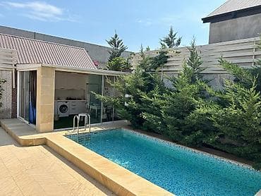 mingecevirde ev: Bakı, 2 kv. m, 4 otaqlı, Hovuzlu, Su — 5