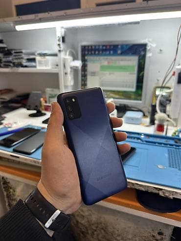 planset samsung: Samsung Galaxy A02 S, 32 GB, rəng - Mavi, İki sim kartlı — 1