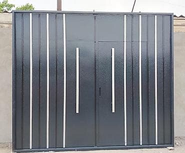 Təmir və tikinti: Məhsul: Metal darvaza və piyada qapısı komplekti - Material: Qalın — 1