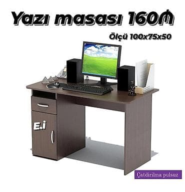 perla stol: Düz masa, Stulsuz, Polkalı, Siyirməli, Sadə laminat — 1