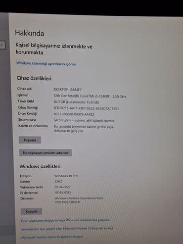 intel core i3 qiymeti: 27-inc 165hz əyri monitor Hoco ses güclendirici Nauşnik Klaviatura — 3