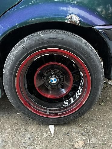 235 55 17: Arxa qabaq İkisidə Razvalka BMW üçün 16" polad disk və şin dəsti - — 1