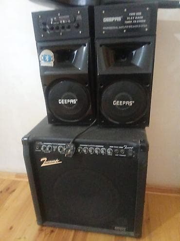 GEEPAS professional akustik sistemi + ZOOMYX (amfi/komb) səs — 3