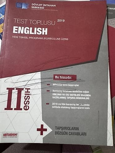 Velosiped ehtiyyat hissələri: İngilis dili Testlər 11-ci sinif, DİM, 2-ci hissə, 2023 il — 2