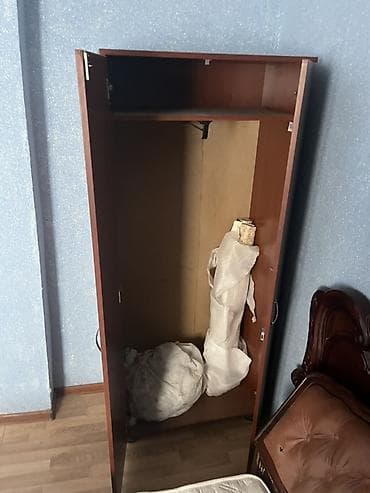 tək qorka: 2 qapılı, Təkərli, Qəhvəyi, Taxta, Açılan, Düz dolab — 4