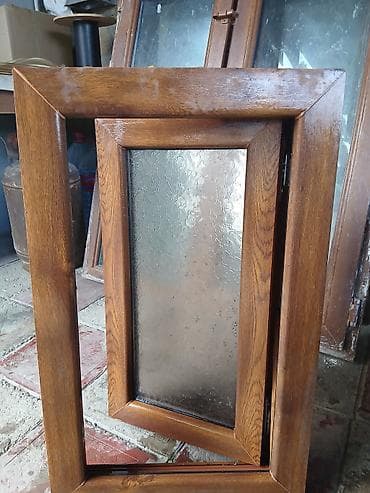 pencere setkasi: İşlənmiş İkiqat şüşə paketi Plastik pəncərə, Еni: 1 sm, Uzunluğu: 1 sm — 4