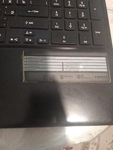 pc 1 tb: Acer noutbuk Xüsusiyyətlər: - Prosessor: Intel Core i3-3217U (1.8 — 2