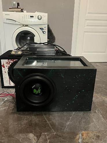 1200 rms machete sabvufer basavik basovka Avtomobil üçün subwoofer