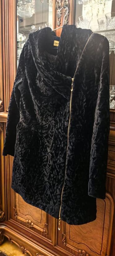 yun jaket modelleri: Palto, rəng - Qara — 1