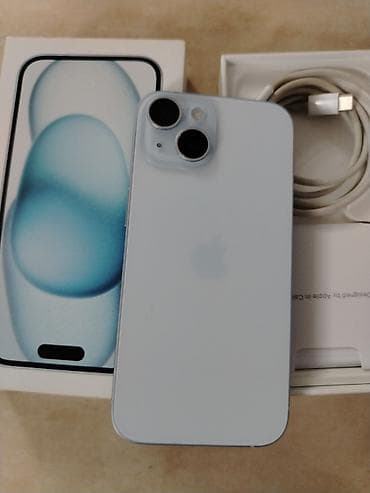 IPhone 15, 128 GB, Mavi, Face ID