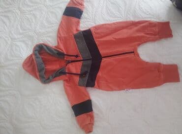 финская детская одежда: Uşaq kombinezonu – Mutrat Baby, 6–9 ay - Rəng: narıncı, qara və tünd — 2