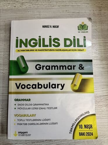 Məhsul: “İngilis Dili – Grammar & Vocabulary” hazırlıq vəsaiti