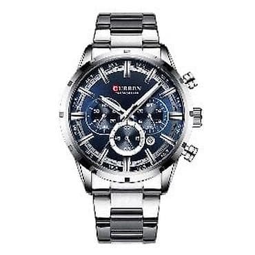 smart saat mi: İşlənmiş, Qol saatı, Curren, rəng - Gümüşü — 1