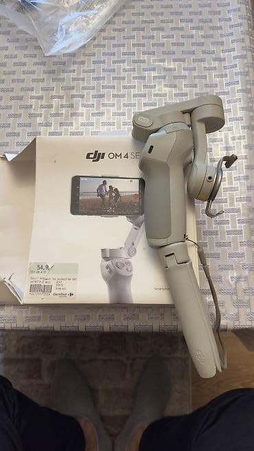 dji osmo 4: DJI OM 4 SE – smartfon stabilizatoru - 3 oxlu mexaniki stabilizasiya — 3