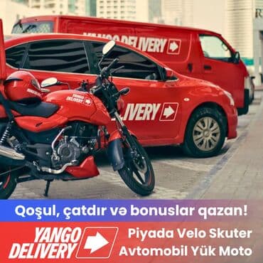 Sürücü-kuryer tələb olunur, Şəxsi nəqliyyat vasitəsi ilə