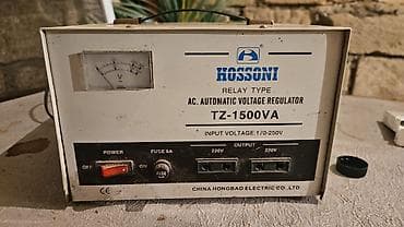 yastiq sekilleri: HOSSONI TZ-1500VA – Avtomatik Gərginlik Tənzimləyicisi (relay tip) - — 3