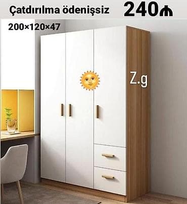 Düz dolab, Yataq otağı üçün, Paltar üçün