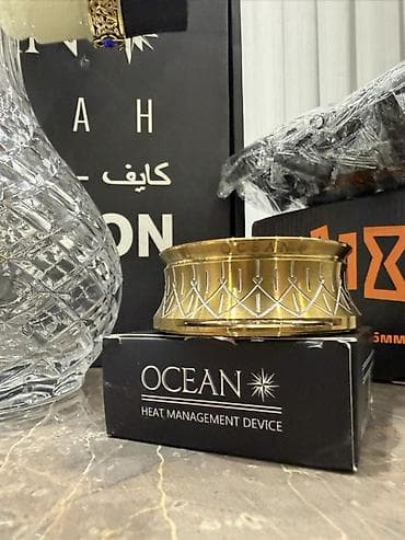 muncuq: OCEAN Hookah KAIF 2nd Edition nargilə dəsti - Premium dizayn: qızılı — 5