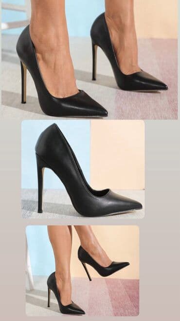 Tuflilər, Ölçü: 38, rəng - Qara, Yeni