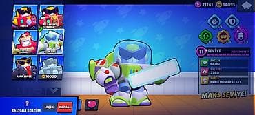 qepik pullar: Brawl Stars hesabı – yüksək səviyyəli və tam kolleksiya - Kupa sayı — 7