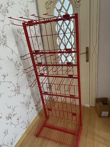 kassa ceki: Mağaza üçün metal nümayiş stendi - Material: qalın metaldan — 1
