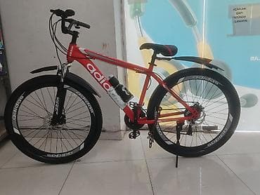 yeni velosiped satisi: Velosiped – idman üslublu şəhər/dağ tipli model - Rəng: qırmızı-qara — 1