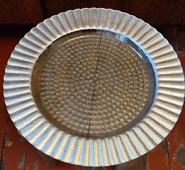 Boşqablar, 1 əd, rəng - Gümüşü, Şüşə