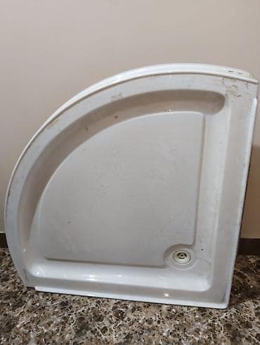 işləmiş şifir: Duş kabinası üçün künc tipli palet (tray). Ölçüsü 90/90 - Forma — 3