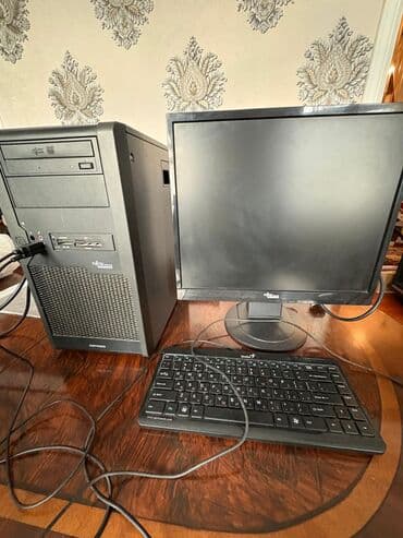baku electronics elektrik sobalar: Masaüstü kompüter dəsti Tərkibi: - Fujitsu Esprimo sistem bloku (ön — 5