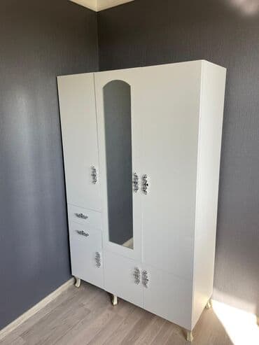 polkalı şkaf: Yeni, Açılan, 3 qapılı Düz dolab, Qarderob, paltar dolabı, Türkiyə — 20