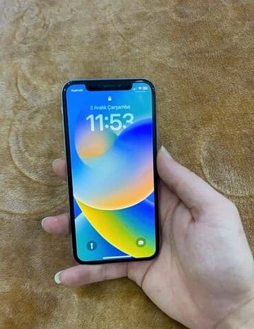 Daraq panellər: IPhone X, 64 GB, Gümüşü, Face ID — 2