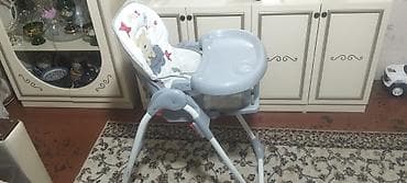 icinde oyunlarla: Uşaq yemək stulu – Baby Home - Rəng: boz-ağ - Önündə geniş çıxarılan — 6