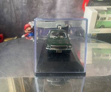 metbex tavan modelleri: Коллекционная модель Ford Mustang GT Bullit darkgreen 1968 Steve — 7