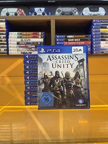 unity: Assasins Creed Unity-PS4 diski Oyun diski tam işlək vəziyyətdədir, heç — 1