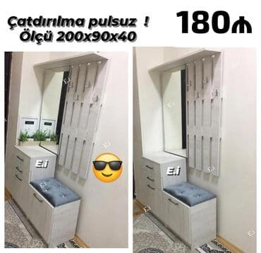 mebellərin satışı: Yeni, Düz dolab, Dəhliz dolabı — 1